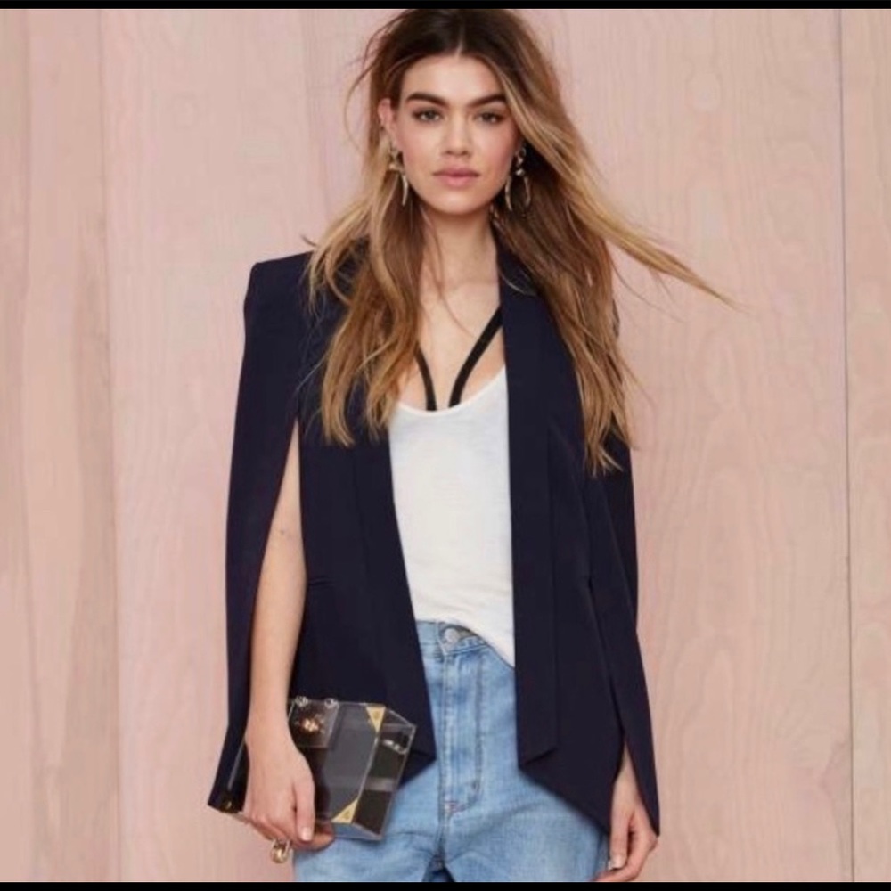 Nasty Gal Sleeveless Blazer